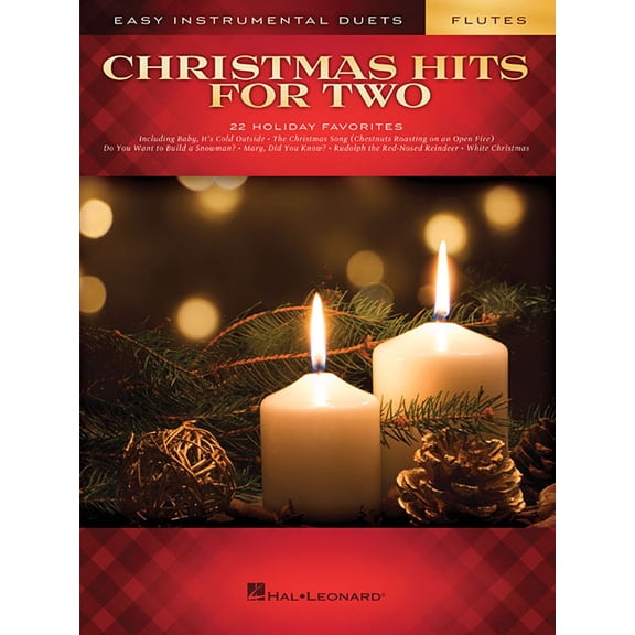 Christmas Hits for Two Flutes: Easy Instrumental Duets, (Paperback)