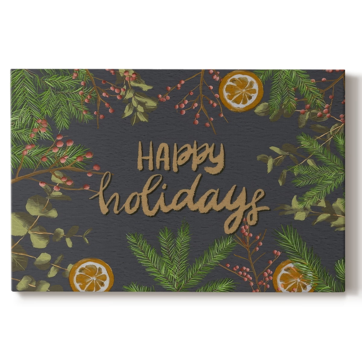 Christmas Holiday Art III- Gallery Wrapped Canvas-IX