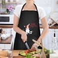 thumbnail image 1 of Christmas Holiday Chef Kitchen Apron - Frosty Custom Apron for Women, 1 of 3