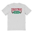 thumbnail image 1 of Christmas Holiday Christmas Squad Graphic Ash Grey Men's Cotton T-Shirt, 1 of 1