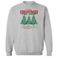 thumbnail image 1 of Christmas Holiday Christmas Tree Farm Graphic Sport Grey Men's Cotton Pullover Sweatshirt, 1 of 1