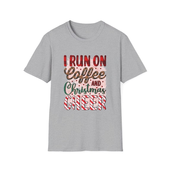 Christmas Holiday Coffee Candy Cane Cheer Motivational Tees