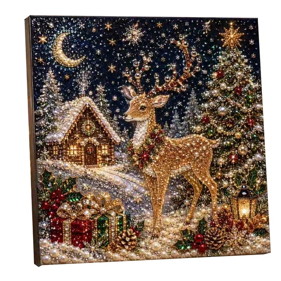 Christmas Holiday Craft Kit, DIY Decoration Set for Adults, Creative Seasonal Christmas Decor Making Project, Handmade Craft Activity for Home Decoration, Festive Hobby Kit and Holiday Gift Idea