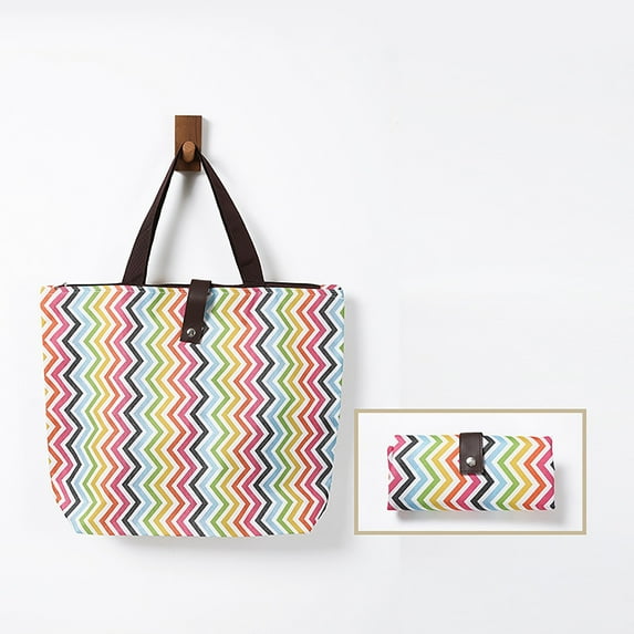 Christmas Holiday Deals 2023! Tuobarr Portable Oxford Cloth Shopping Bag 600d Foldable Portable Oxford Cloth Bag