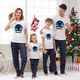 thumbnail image 1 of Christmas Holiday Family Pajamas Short Sleeve, Bigfoot Believe Pajama Set With Extended Sizes, 1 of 7