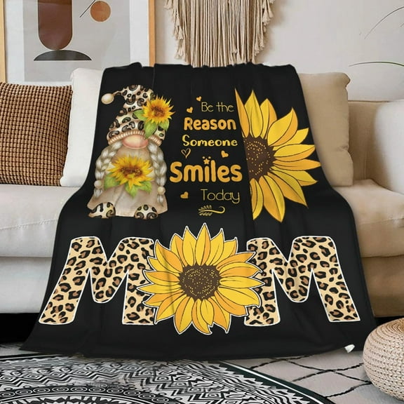 Christmas Holiday Gnomes Blanket Gifts for Adults Women Soft Warm Flannel Fleece Throw Blanket for Couch Bed Travel 60"x80" for Family