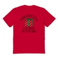 thumbnail image 1 of Christmas Holiday Greatest Gift Graphic Red Men's Cotton T-Shirt, 1 of 1