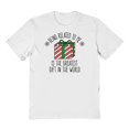 thumbnail image 1 of Christmas Holiday Greatest Gift Graphic White Men's Cotton T-Shirt, 1 of 1