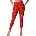 thumbnail image 1 of Christmas Holiday Lights And Snowflakes Leggings Push Up Yoga Pants Aesthetic Stretch Yoga Legging Women Fitness Sport Pants, 1 of 6