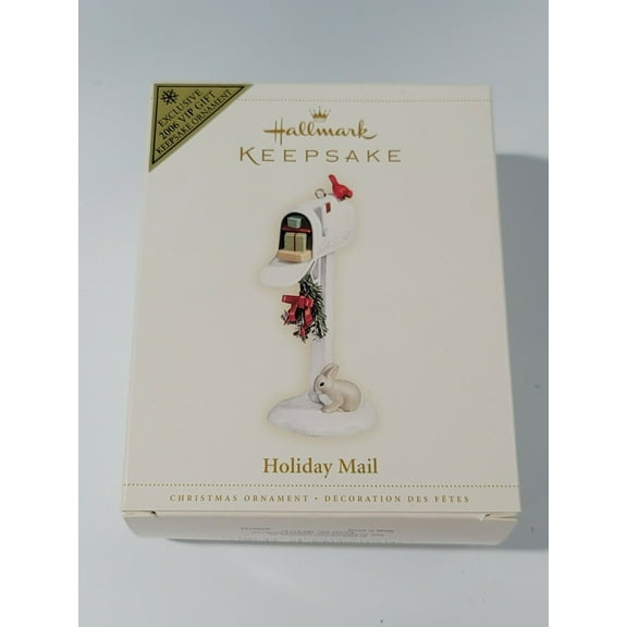 Hallmark Christmas Keepsake Ornament Holiday Mail Red Mailbox New in Box
