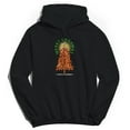 thumbnail image 1 of Christmas Holiday Merry Crispmas Graphic Black Men's Cotton Pullover Hoodie, 1 of 1
