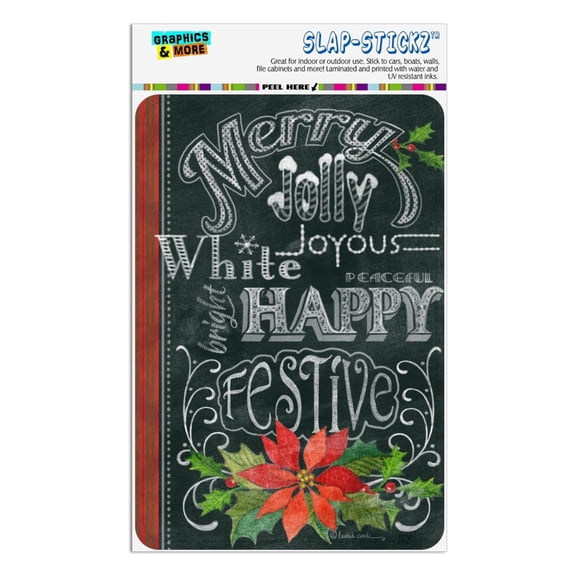 Christmas Holiday Merry Jolly Happy Festive Home Business Office Sign