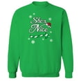 thumbnail image 1 of Christmas Holiday Nice Graphic Irish Green Men's Cotton Pullover Sweatshirt, 1 of 1
