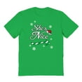 thumbnail image 1 of Christmas Holiday Nice Graphic Irish Green Men's Cotton T-Shirt, 1 of 1