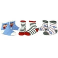 thumbnail image 1 of Christmas Holiday Novelty Little Kids Crew Socks 3-Pair (6-8 Years, Reindeer Stripes Snowflake), 1 of 8