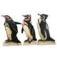 thumbnail image 1 of Christmas Holiday Penguins Ornament Set/3 Wood Lowe Dummy Board Arctic Bb7919, 1 of 3
