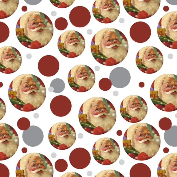 Christmas Holiday Santa and His Toy Sack Premium Gift Wrap Wrapping Paper Roll