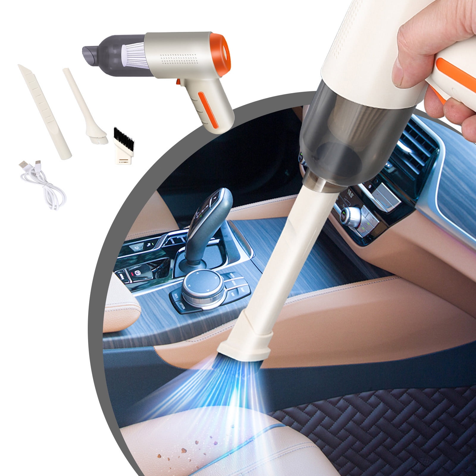 QTOCIO Home Appliances, Mini Vacuum Cleaner, Small Cordless Handheld