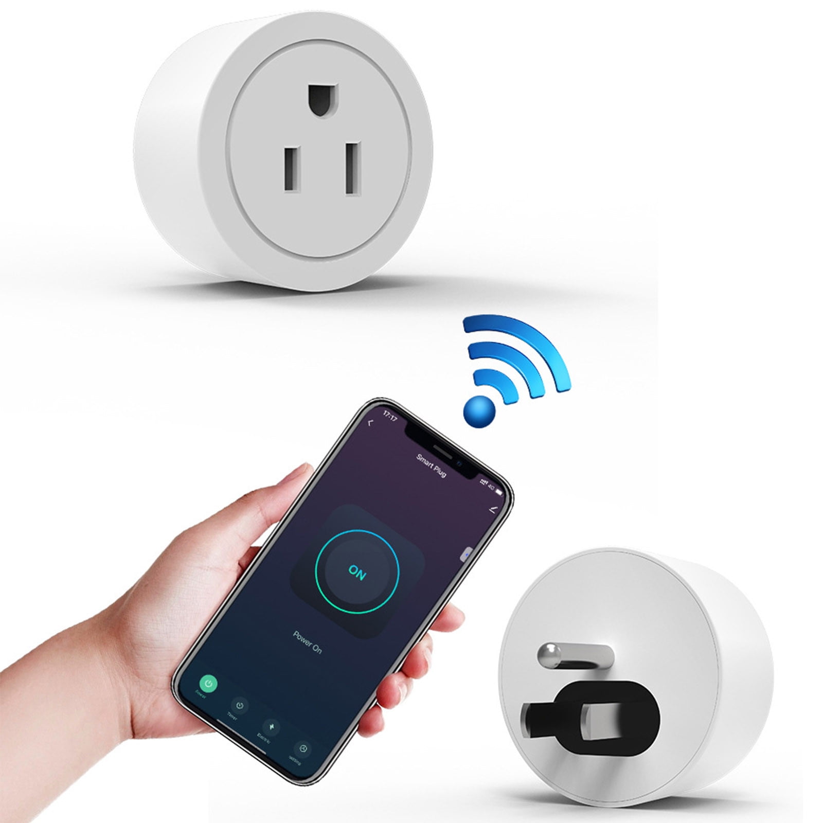 Christmas Holiday Savings 2024 Rvasteizo Home Appliances WiFi Smart Plug With Remote Control Timer Function Power Consumption Statistics Work