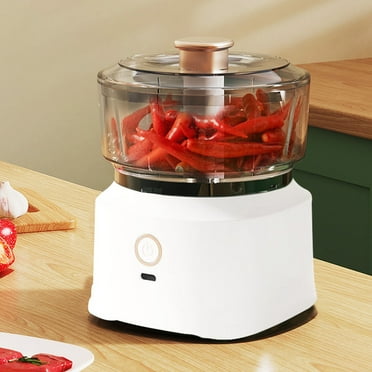 Christmas Holiday Savings 2023! Rvasteizo Kitchen Gadgets, Electric Garlic Chopper, Portable Mini Food Processor, Wireless Vegetable Masher With USB Charging, Masher Mincer For Meat Spices 350ML