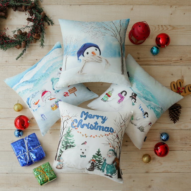 https://i5.walmartimages.com/seo/Christmas-Holiday-Snowman-Penguin-and-polar-bear-Printed-Decorative-Throw-Pillow-Covers-Blue-and-White-18-x-18-Set-of-4_de1f96d7-9861-4eb1-a4dd-b6b6135146cd.e1a38b436253537a658bc7ffd3f3c331.jpeg?odnHeight=768&odnWidth=768&odnBg=FFFFFF