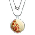 thumbnail image 1 of Christmas Holiday Tree Laughter Cheer 1" Pendant with Sterling Silver Plated Chain, 1 of 4