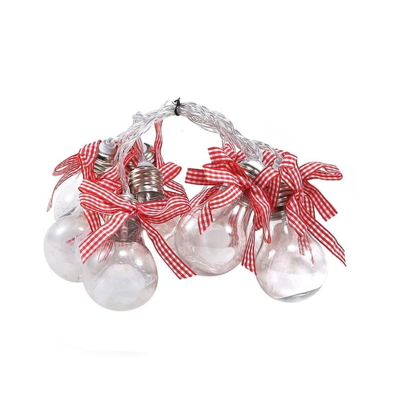 PRETXORVE Christmas Decorations Luminous Bow Tie String Lights Decorations Store Window Hanging Decorations Christmas Tree Ornaments Creativeness Gifts