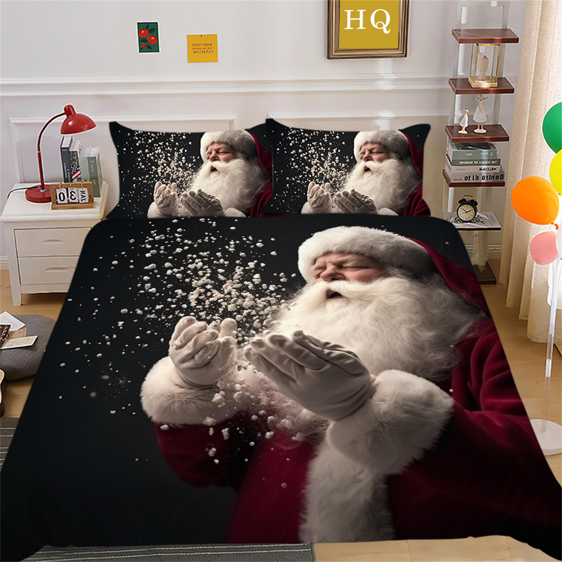 Christmas Home Bedding Set Teenager Highend Comforter Cover Quilt Cover