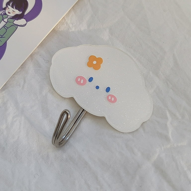 Easter Decorations Cute Bear Rabbit Hooks Creative Adhesive Coat Hook Heavy Duty Decorative Wall Hooks For Key Towel Backpacks Hat Walmart