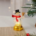 thumbnail image 1 of Christmas Home Decor Light up Snowman Decor, Christmas Centerpieces for Dining Table, Christmas Gift Christmas Decoration Indoor(1PCS), 1 of 7