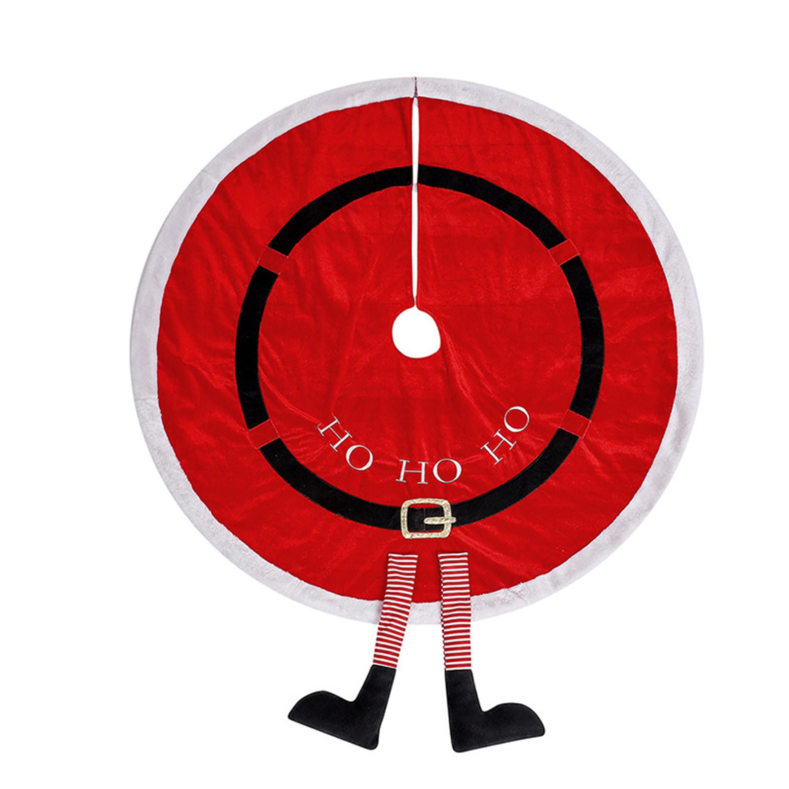 Christmas Home Decoration New Santa Tree Skirt Tree Bottom Apron