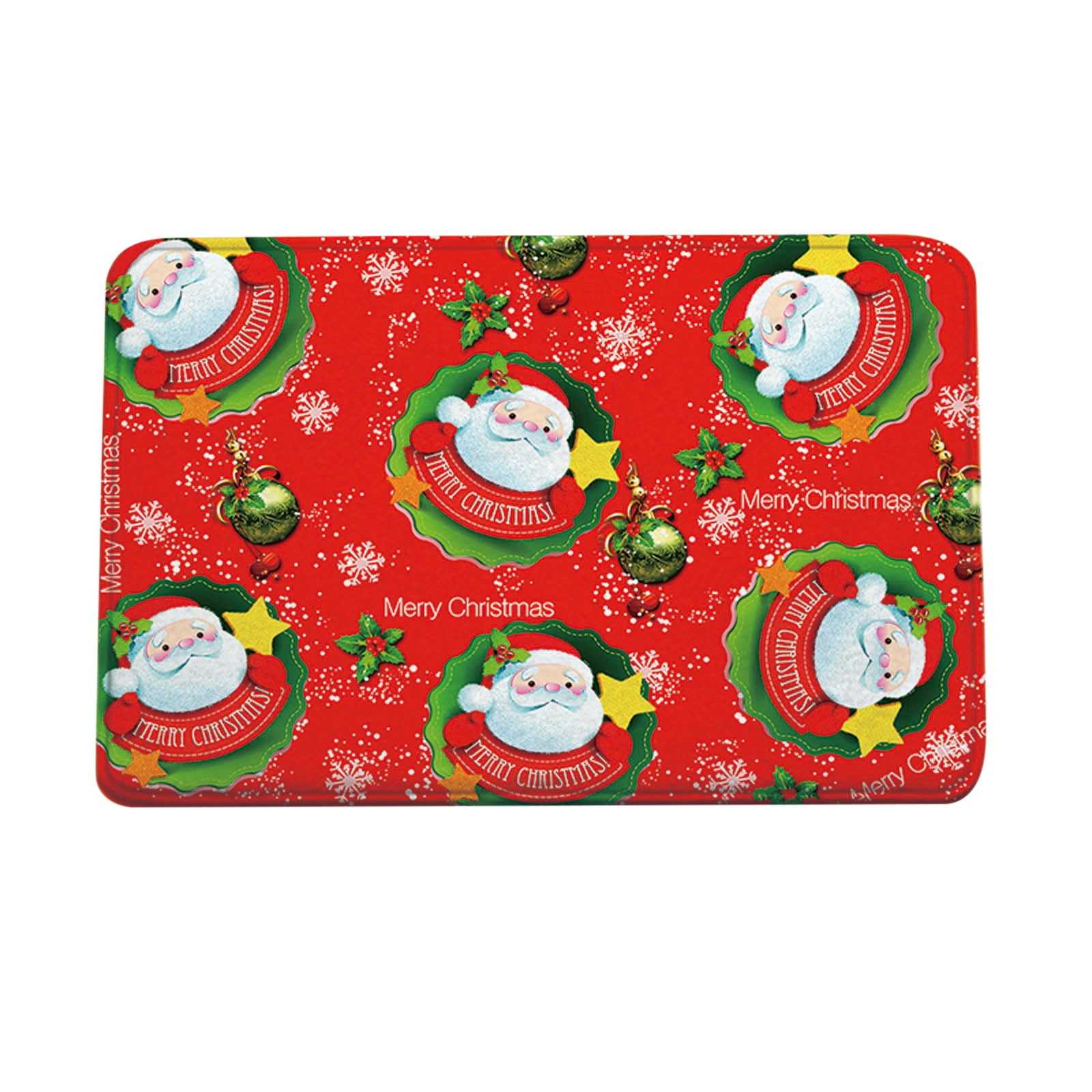 Christmas Home Christmas Gifts Door Mat Absorbent Christmas Decorations