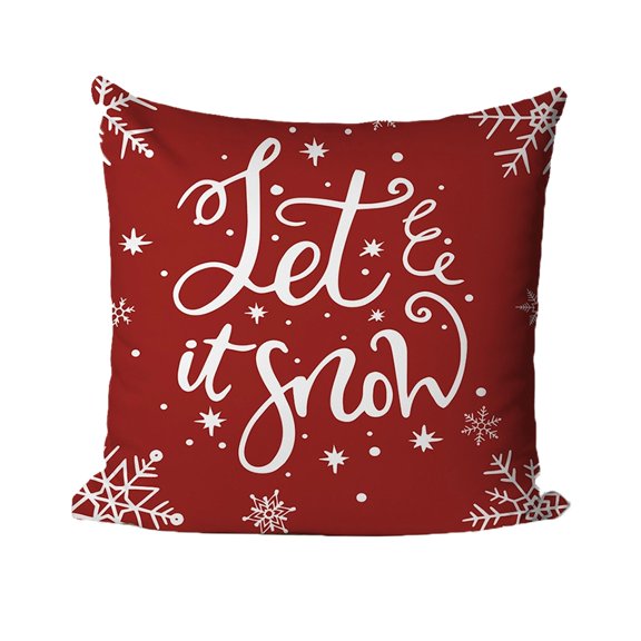 Christmas Home Short Sofa Pillowcase Bedroom Sofa Cushion Pillow Cover Without Pillow Core