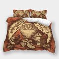 thumbnail image 1 of Christmas Home Textiles Vintage Comforter Cover Quilt Cover Set Kid Adult Cartoon Santa Claus Bedspreads, 1 of 5