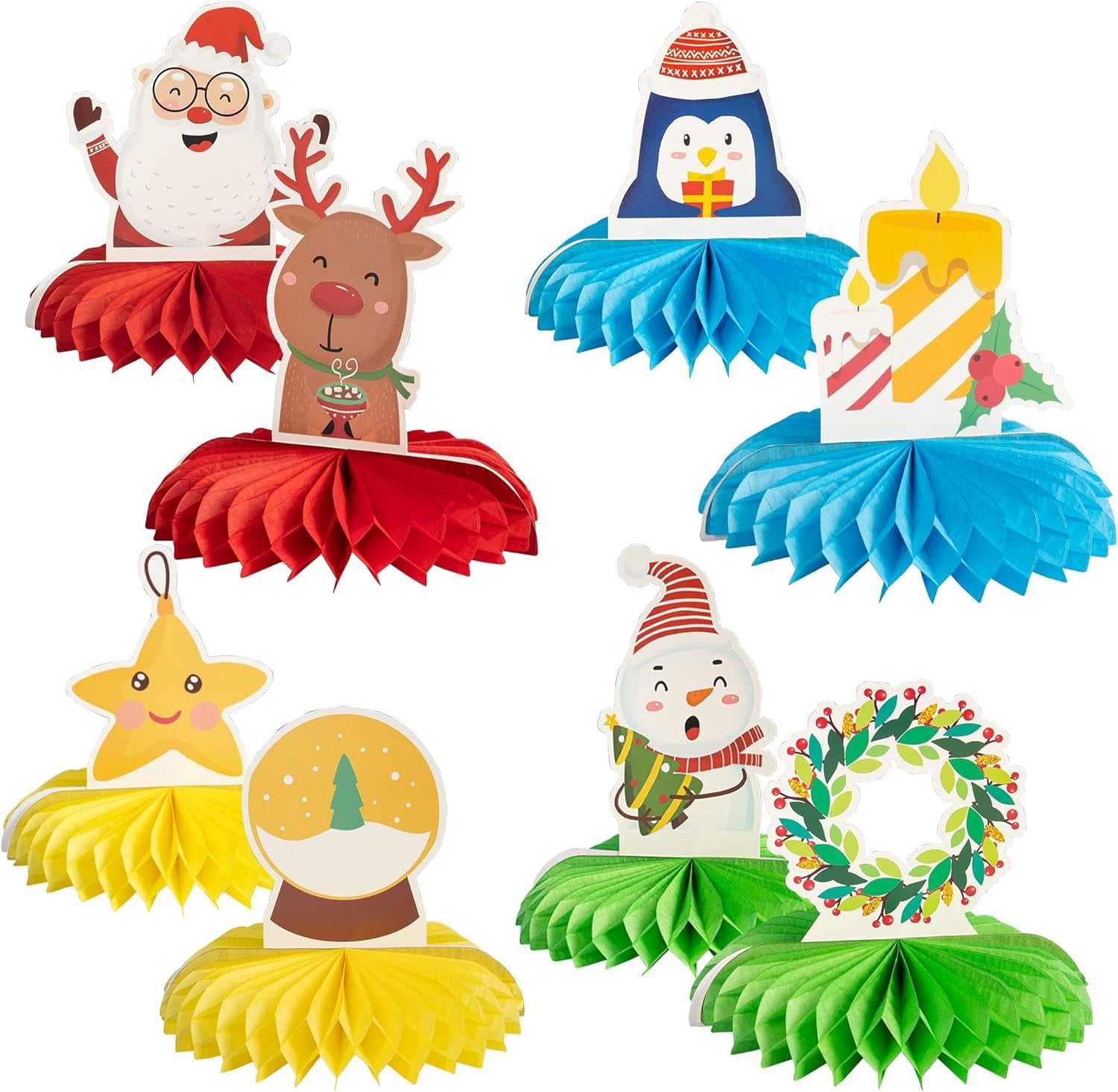 Christmas Table Centerpiece Vintage Xmas Party Decorations