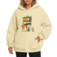 thumbnail image 1 of Christmas Hoodie Funny Christmas Tree Cute Blouse Xmas Holiday Hoodie Khaki Large, 1 of 4