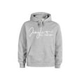thumbnail image 1 of Christmas Hoodie, Jingle All The Way, Christmas Apparel, Unisex Hoodies, Festive, Seasons Greetings, Gift For Her, Holiday Hoodie, HO HO HO, Grey (White Text), SMALL, 1 of 1