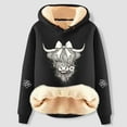 thumbnail image 1 of Christmas Hoodie For Women Casual Loose Fit Soft Xmas Cozy Sweatshirt Funny Highland Cow Print Blouses Long Sleeve Y2K Outfits Fall Winter Pullover Loungewear Tops, 1 of 3