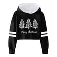 thumbnail image 1 of Christmas Hoodie for Girls Boys Christmas Patterns Long Sleeve Pullover Tops with Pocket Oversized Hoodies Holiday Sweater 4-5 Years, 1 of 4