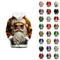 thumbnail image 1 of Christmas Hoodie for Women 2025 Long Sleeve Trim Xmas Holiday Graphic Hooded Sweatshirt with Pockets Pullover Top, 1 of 1