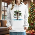 thumbnail image 1 of Christmas Hoodie for Women Trendy Winter Xmas Tree Sweatshirt Loose Vintage Holiday Top Vacation Long Sleeve Funny Tops Casual Pullover, 1 of 4
