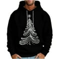 Christmas Hoodies For Men Funny Xmas 3D Printed Long Sleeve Drawstring