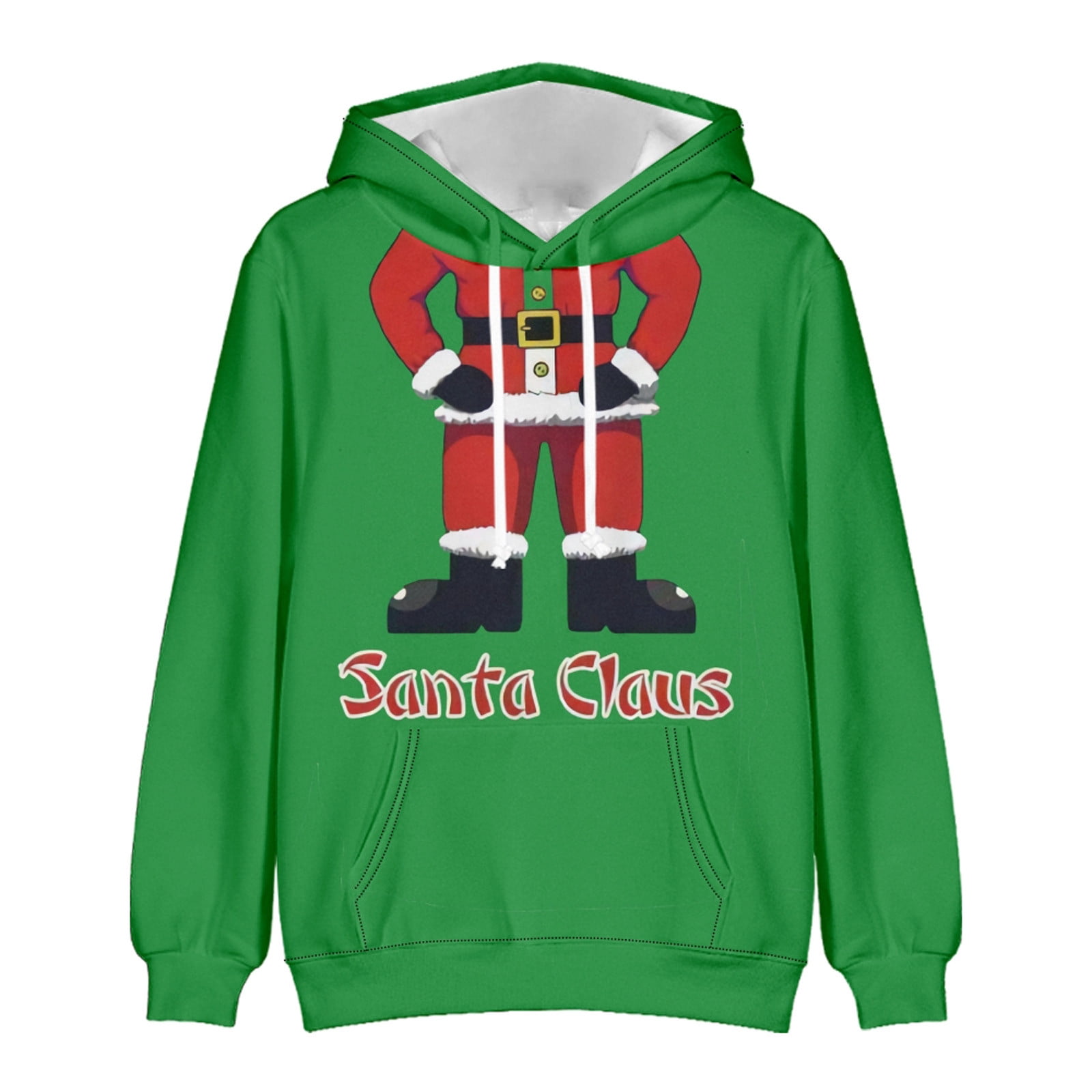 Christmas Hoodies for Men 2022 Holiday Outfits Men's Ugly Christmas
