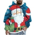 thumbnail image 1 of Christmas Hoodies for Men Oversize Ugly Christmas 3D Novelty Pullover Long Sleeve Holiday Sweatshirts, 1 of 6