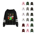thumbnail image 1 of Christmas Hoodies for Women 2025 Long Sleeve Cute Dog Hooded Sweatshirt for Dog Lovers Pullover Tops, 1 of 3