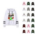 thumbnail image 1 of Christmas Hoodies for Women 2025 Long Sleeve Cute Dog Hooded Sweatshirt for Dog Lovers Pullover Tops, 1 of 3
