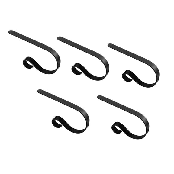 Christmas Hook Xmas Fireplace Stocking Socks Holder Mantel Hanging Coat Rack Wall Hooks Metal Hanging Christmas Decor