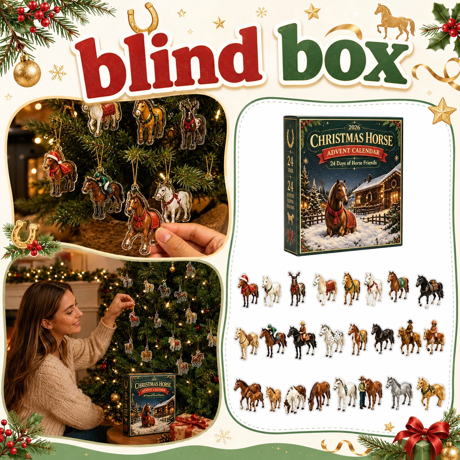 Christmas Horse Advent Calendar 2026, 24 Days of Excitement with ...