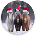 thumbnail image 1 of Christmas Horses Coasters Absorbent Moisture Non-Slip Drink Coaster Ceramic Stone with Cork Base Desktop Protection Prevent Furniture Damage 4PCS Home Decor, 1 of 6