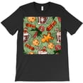 thumbnail image 1 of Christmas Hot Chocolate And Cookies Funny Seamless Pattern Holiday Graphic T-Shirt G7621, Up to 5XL, 1 of 2